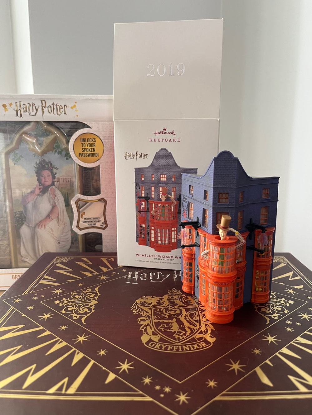 Harry Potter stationery, journal and ornament set of 3 collectibles